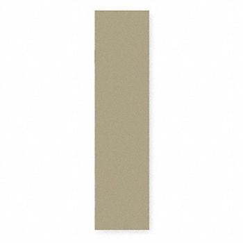 BRADLEY Panel 72 x3/8 x18 Beige HDPE, 2YY63