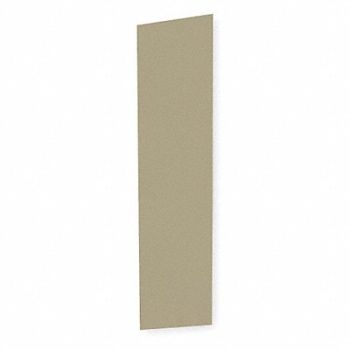BRADLEY Panel 72 x3/8 x18 Beige HDPE, 2YY81