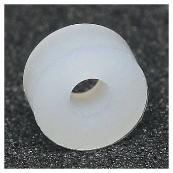 GRAINGER APPROVED Spacer Round Nylon 5mm L PK10, 3ZMV3