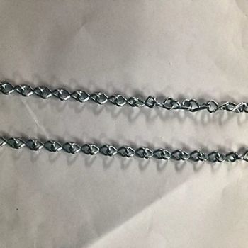 GRAINGER APPROVED Jack Chain Single Zinc Sz 16 10 Lb 100Ft, 2ZDE6