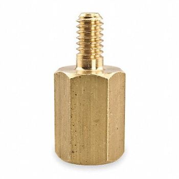 WATTS Adaptor 5/16-18 x 3/8-16 Brass, 2ZDP9