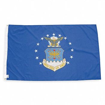 NYLGLO D4226 Airforce Flag 3x5 Ft, 2ZE39