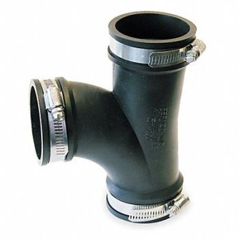 GRAINGER APPROVED Flexible Tee PVC 2 in For Pipe Size, 2ZJ94