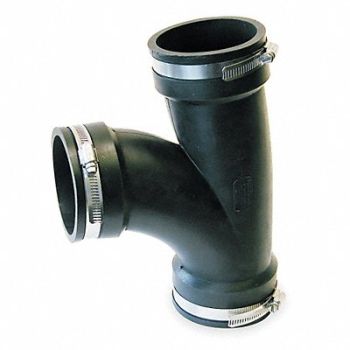 GRAINGER APPROVED Flexible Tee PVC 3 in For Pipe Size, 2ZJ95