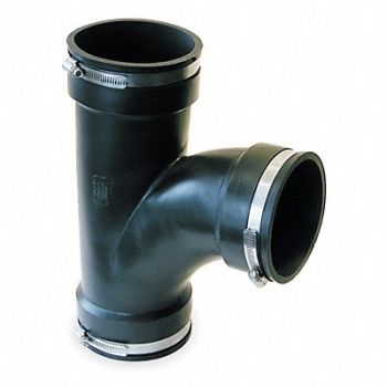 GRAINGER APPROVED Flexible Tee PVC 4 in For Pipe Size, 2ZJ96