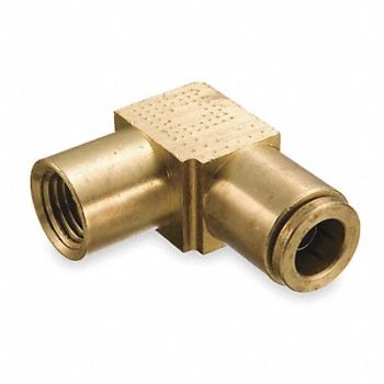 EATON WEATHERHEAD Female Elbow 3/8-18 3/8 In Tube Sz, 2ZKU1