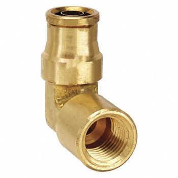 EATON WEATHERHEAD Female Elbow 3/8-18 1/2 In Tube Sz, 2ZKU4