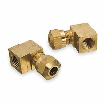 EATON WEATHERHEAD Female Elbow 1/8-27 1/4 In Tube Sz, 2ZLN1