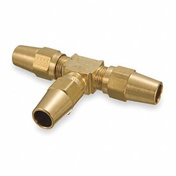 EATON WEATHERHEAD Tee 1/2 In Tube Sz, 2ZLZ6