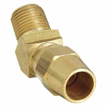 EATON WEATHERHEAD Male Elbow 45 Deg 3/8-18 1/2 In Tube Sz, 2ZME7