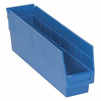 QUANTUM STORAGE SYSTEMS E5732 Shelf Bin Blue Polypropylene 6 in, 2ZMP3