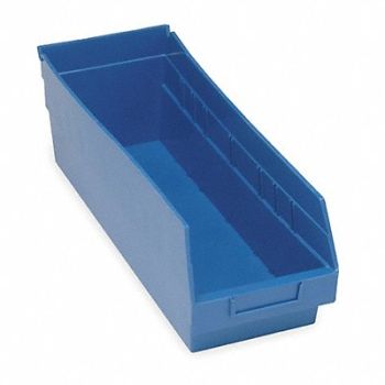 QUANTUM STORAGE SYSTEMS E5733 Shelf Bin Blue Polypropylene 6 in, 2ZMR1