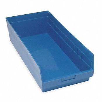 QUANTUM STORAGE SYSTEMS E5738 Shelf Bin Blue Polypropylene 6 in, 2ZMP9