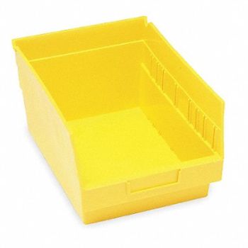 QUANTUM STORAGE SYSTEMS E5734 Shelf Bin Yellow Polypropylene 6 in, 2ZMU4