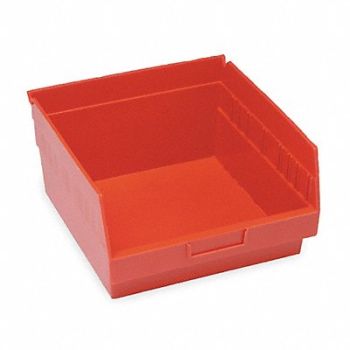 QUANTUM STORAGE SYSTEMS E5731 Shelf Bin Red Polypropylene 6 in, 2ZMT4