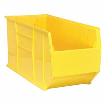 QUANTUM STORAGE SYSTEMS E6586 Bin Yellow Polypropylene 17 1/2 in, 2ZMX1