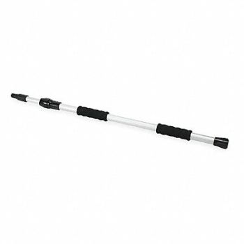 TOUGH GUY Telescoping Pole 62 in L Silver, 2ZPA3