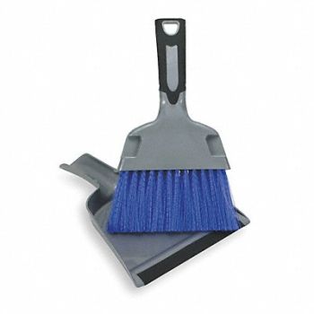TOUGH GUY Dust Pan and Brush Set 2.75 Pan Handle L, 2ZPC5