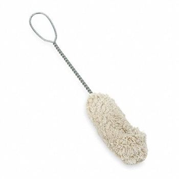 TOUGH GUY Tire Brush 11 L Cream, 2ZPD5