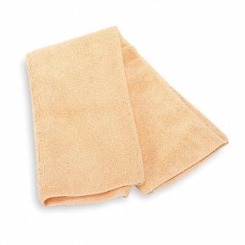 TOUGH GUY Microfiber Cloth 18 x 24 Brown 1/EA, 2ZPE9
