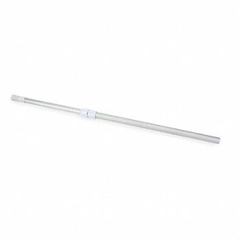 GRAINGER APPROVED Telescope Pole Aluminum 7 ft to 13 ft, 2ZTW4