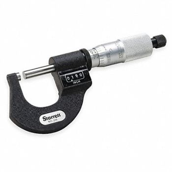 STARRETT Digital Outside Micrometer 2 In Ratchet, 2ZTY9