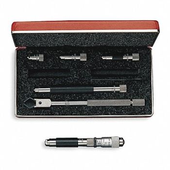 STARRETT Inside Micrometer 1-1/2 to 8 In, 2ZUC6
