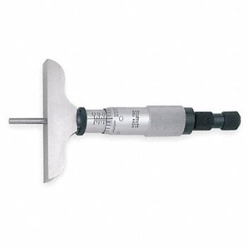 STARRETT Depth Micrometer 0 to 6 In, 2ZUD1