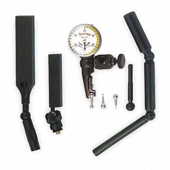 STARRETT Dial Test Indicator Hori 0 to 0.030 In, 2ZUJ8