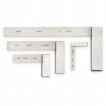 STARRETT Precision Steel Square Set Steel, 2ZUU1