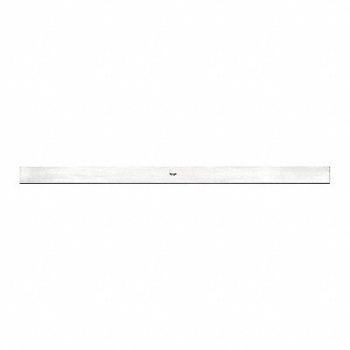 STARRETT Steel Straight Edge No Bevel 24 In, 2ZUX5