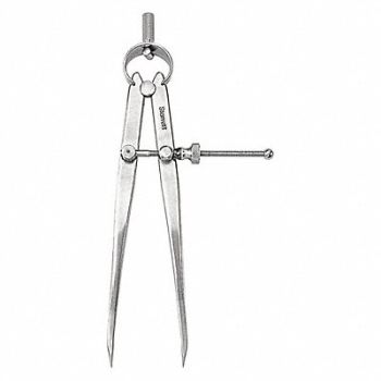 STARRETT Spring Divider 6 In Flat Solid, 2ZUZ8