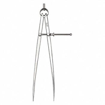 STARRETT Spring Divider 12 In Solid, 2ZVA3