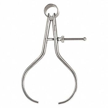 STARRETT Outside Spring Caliper 6 In Solid, 2ZVA6