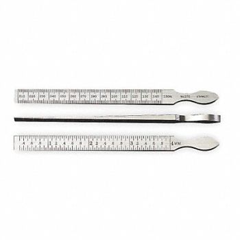 STARRETT Taper Gauge Graduations 0.001 in, 2ZVC2