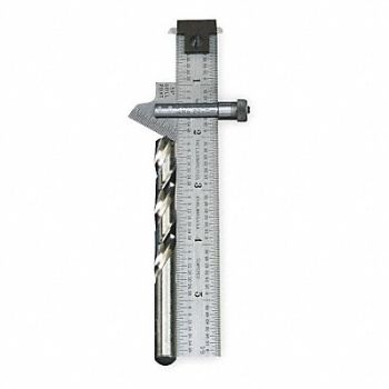 STARRETT Drill Point Gauge Graduations 32nds, 2ZVE5