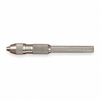 STARRETT Pin Vise 0.050-0.125 In Nickel Plated, 2ZVG5