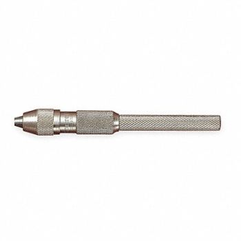 STARRETT Pin Vise 0.115-0.187 In Nickel Plated, 2ZVG6
