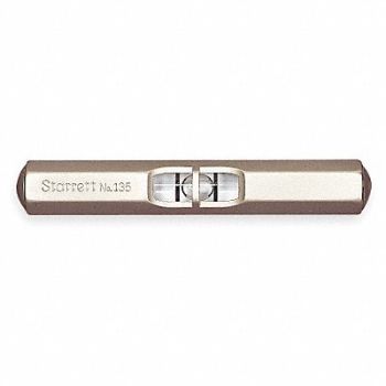 STARRETT Pocket Level 3 1/2 In 1 Vial, 2ZVL9