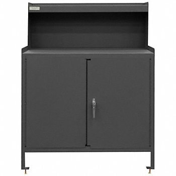 GRAINGER APPROVED Cabinet Shop Desk 47-1/4 H Gray, 52CL87