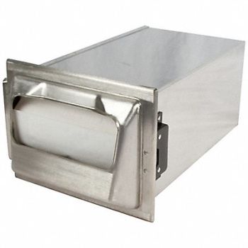 GRAINGER APPROVED Napkin Dspr 5 1/2 in D 13 3/4in H Silver, 799YY7