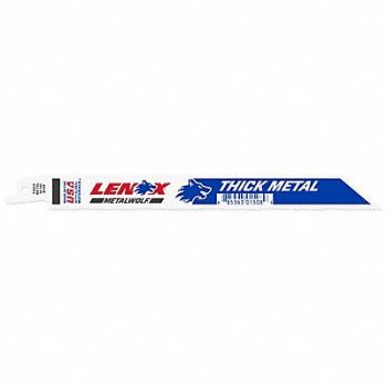 LENOX Reciprocating Saw Blades 8 L Steel PK50, 801A66
