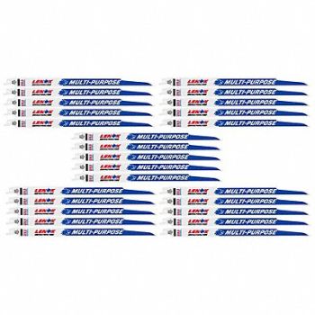 LENOX Reciprocating Saw Blades 12 in L Steel, 801A54