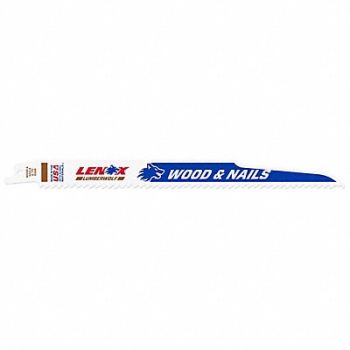 LENOX Reciprocating Saw Blades 9 in L Steel, 801A63