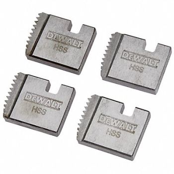 DEWALT Threading Machine Die Head Set NPT 1 in, 60NP18