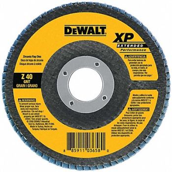 DEWALT Fiber Disc 4 1/2 in Dia 7/8in Arbor, 13J203