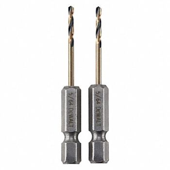 DEWALT Drill Bits 1/4 Hex PK2, 807A48