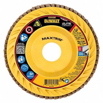 DEWALT Fiber Disc 4 1/2 in Dia 7/8in Arbor, 494A12