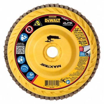 DEWALT Fiber Disc 4 1/2 in Dia 5/8in Arbor, 494A15