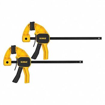 DEWALT Bar Clamp/Spreader One-Hand 4-1/2 In Pk2, 18G799